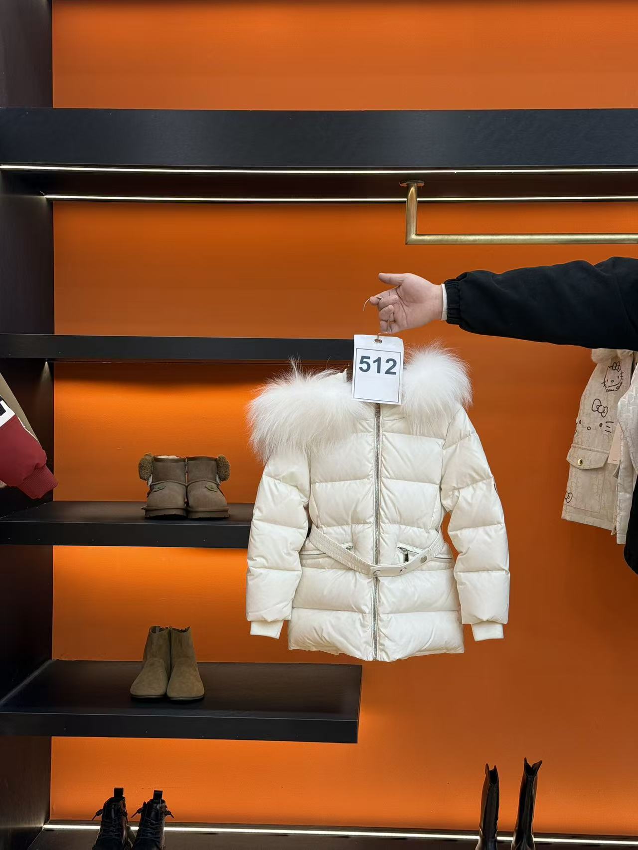 【Annie】编码512 女童2025冬季新款时尚真毛领鹅绒YMR4SU050