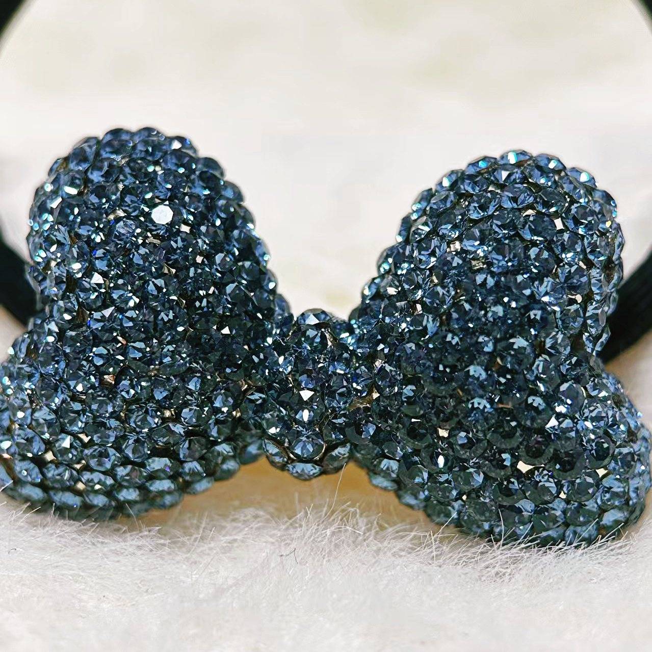 轻奢满钻饰品发夹边夹发绳