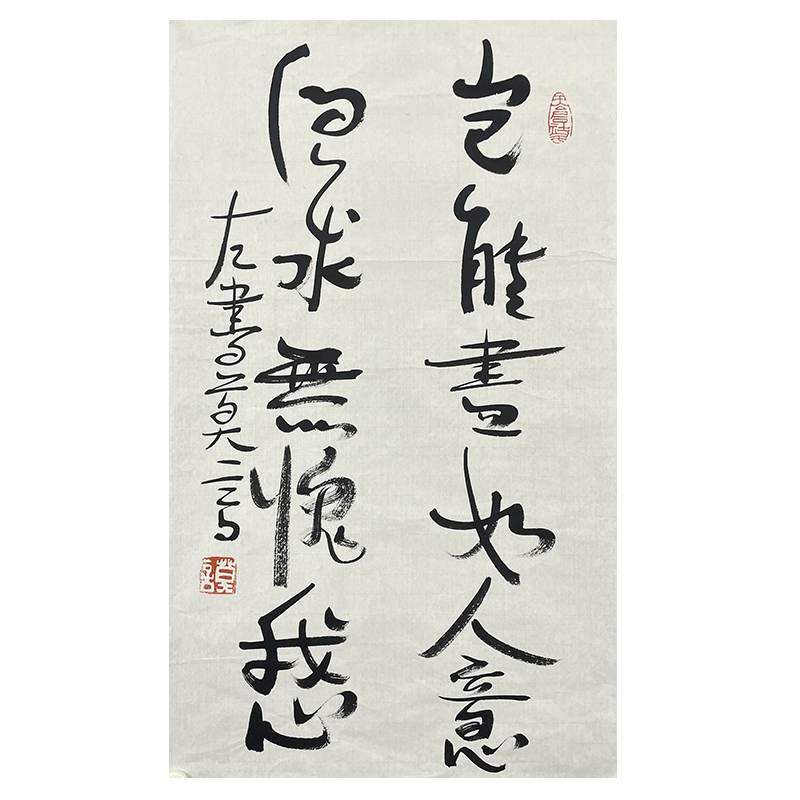 B-0989莫老师软片书法43*72cm