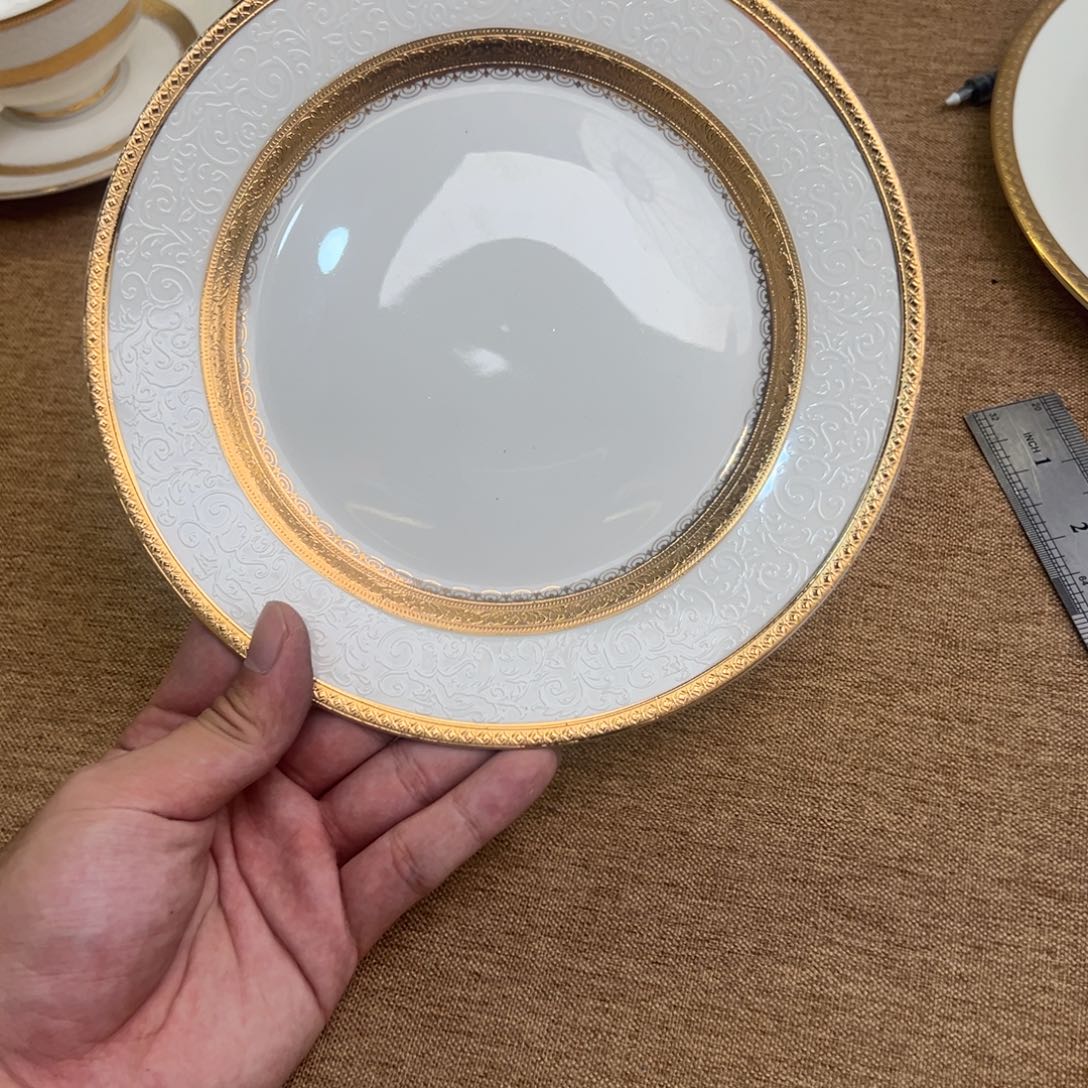 三***喵瓷片8寸平盘两个一单