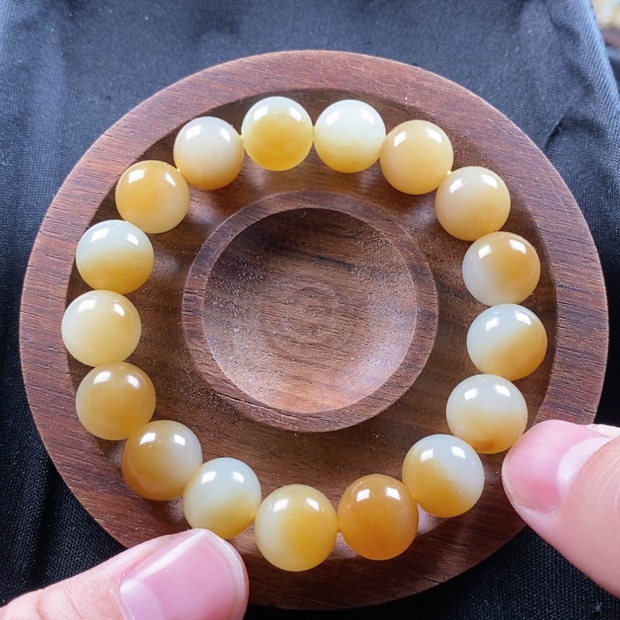 【闪购商品】和田玉（糖玉）手链未镶嵌