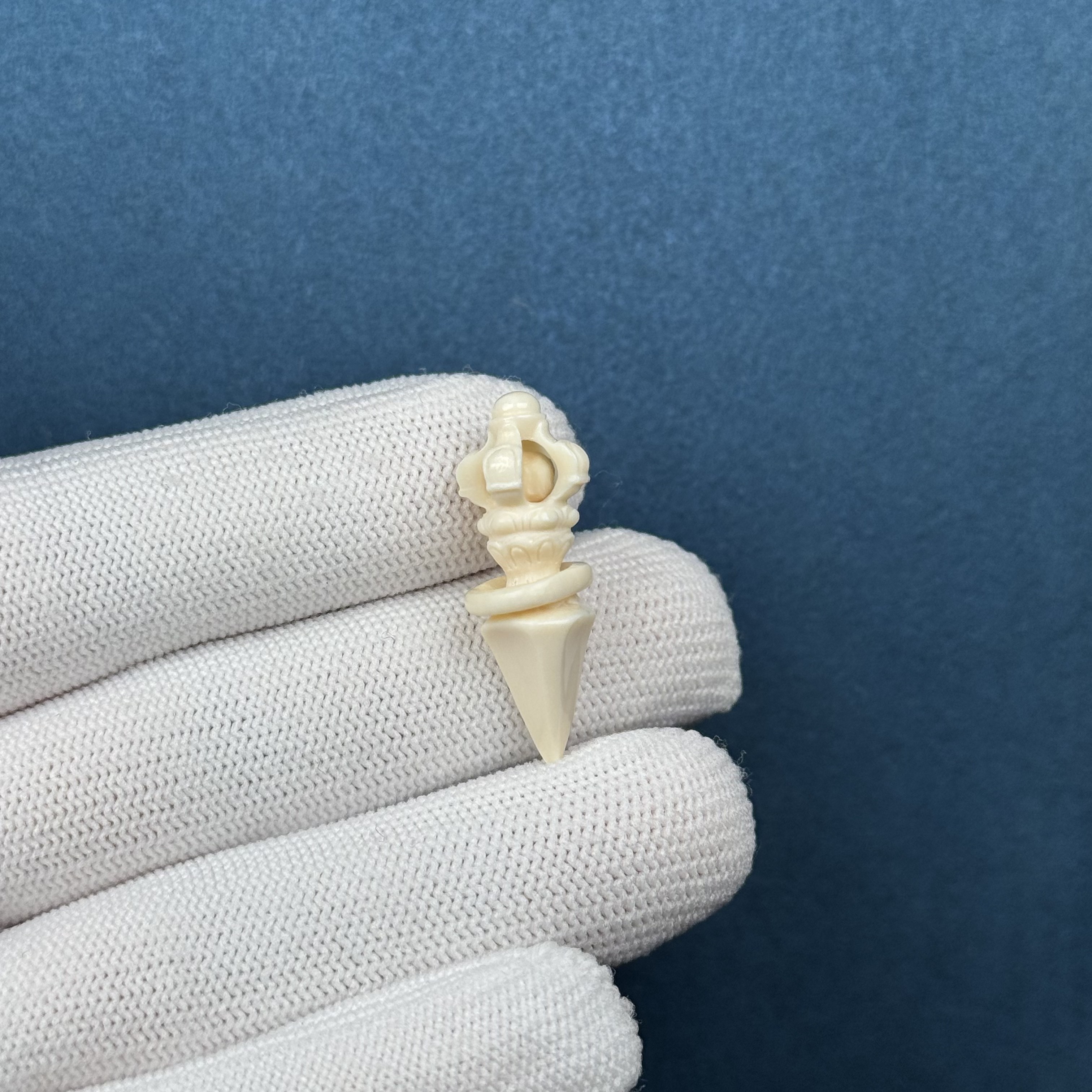 H22-32天然猛犸牙金刚杵约10.5×29.5mm支持复检假一罚四