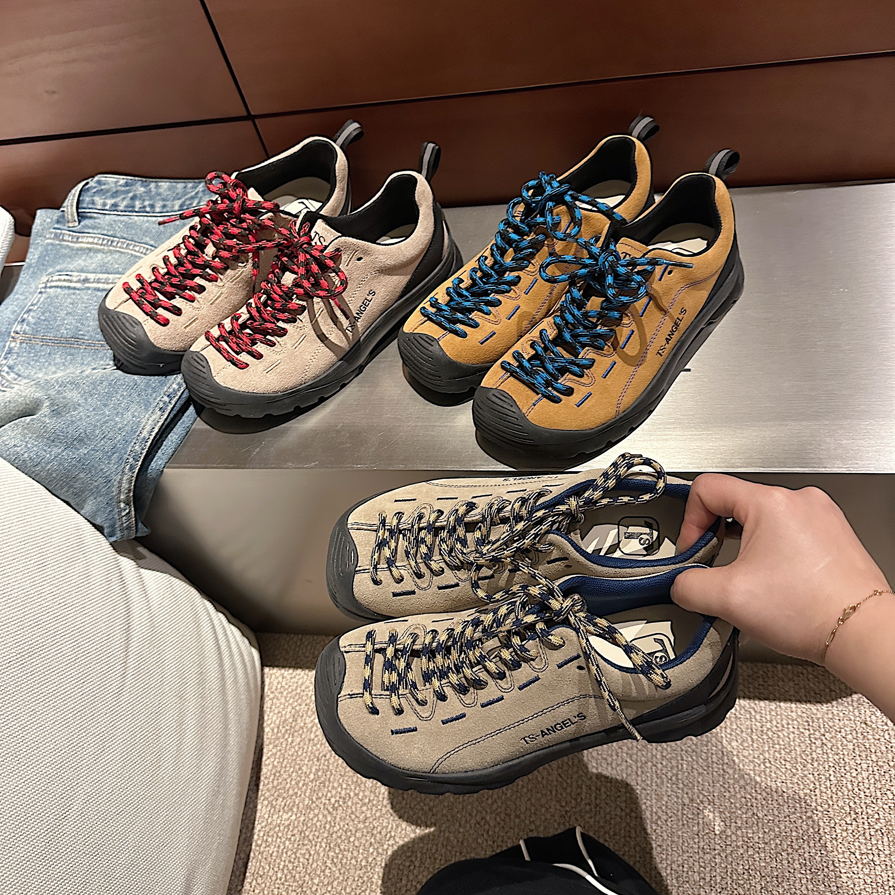 TS/TS老爹鞋2026春季新款软底加厚时尚百搭潮流阿甘鞋休闲鞋女鞋