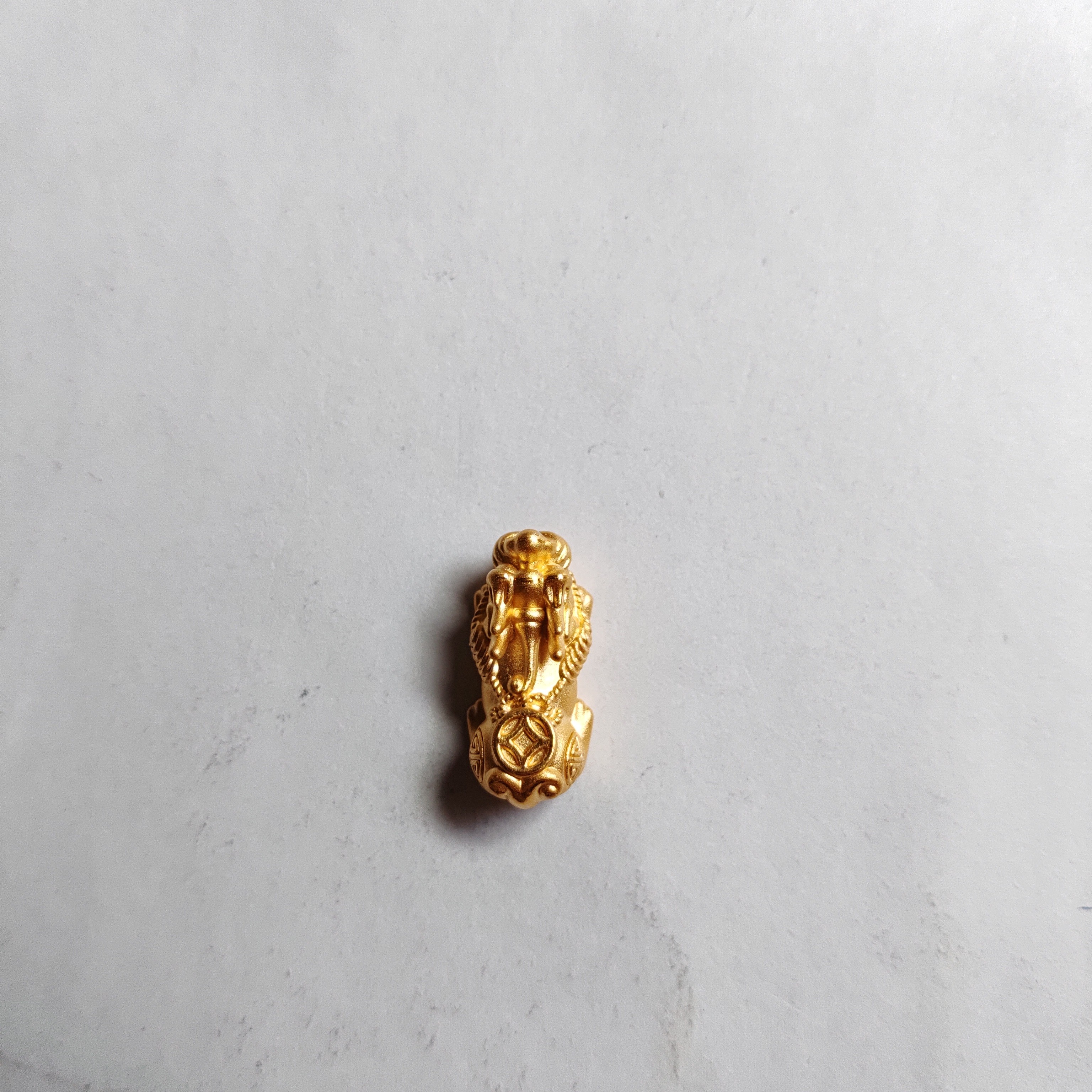 金元宝足金999貔貅珠子首饰