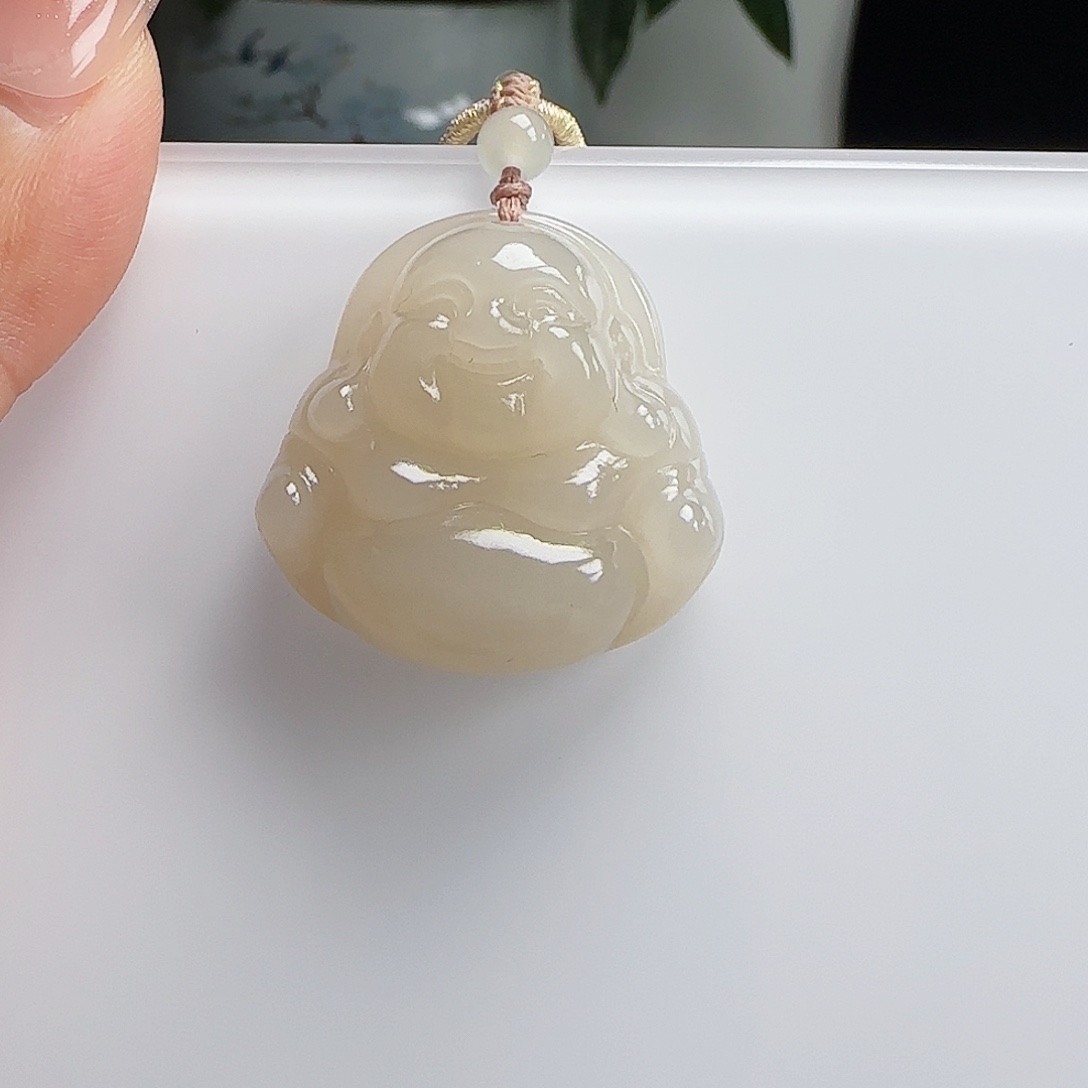 浮***…和田玉未镶嵌颈饰30