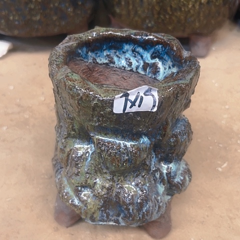 粗陶花盆手工花盆制作