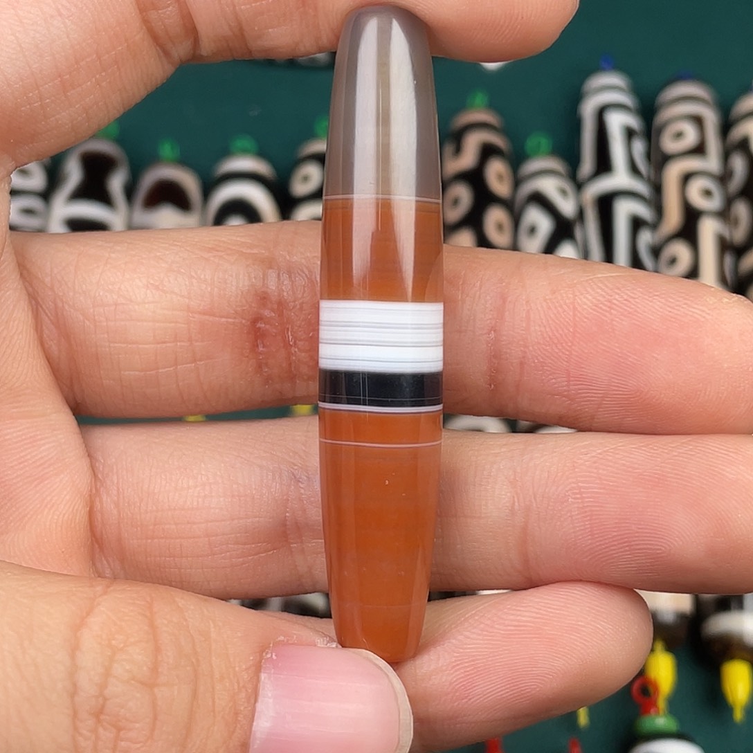 玛瑙/玉髓裸珠线珠