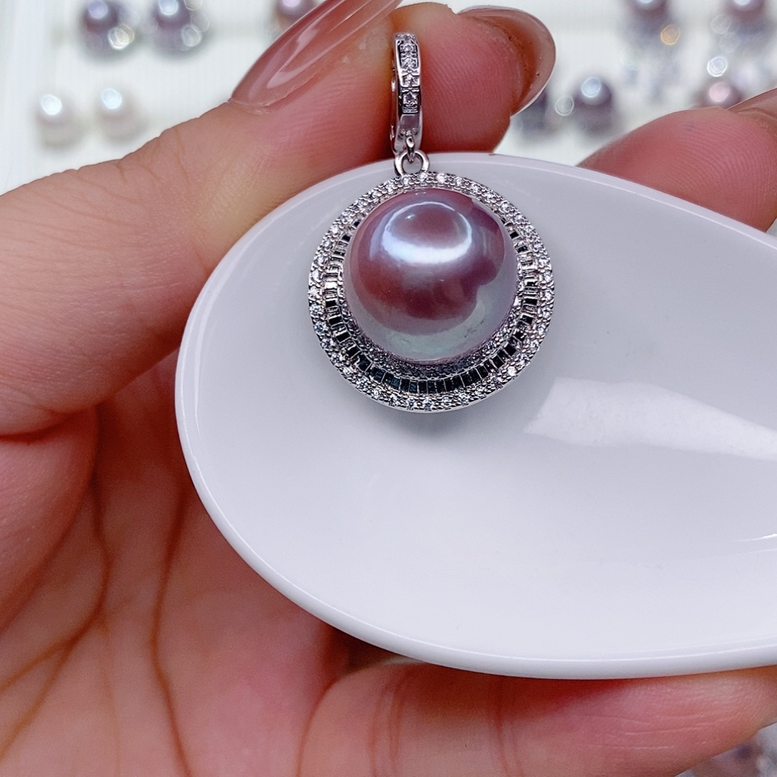 未镶嵌吊坠(赠链)淡水珍珠14➕