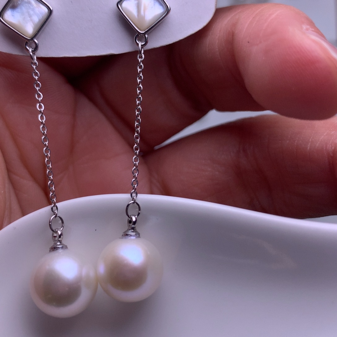 未镶嵌耳饰淡水珍珠