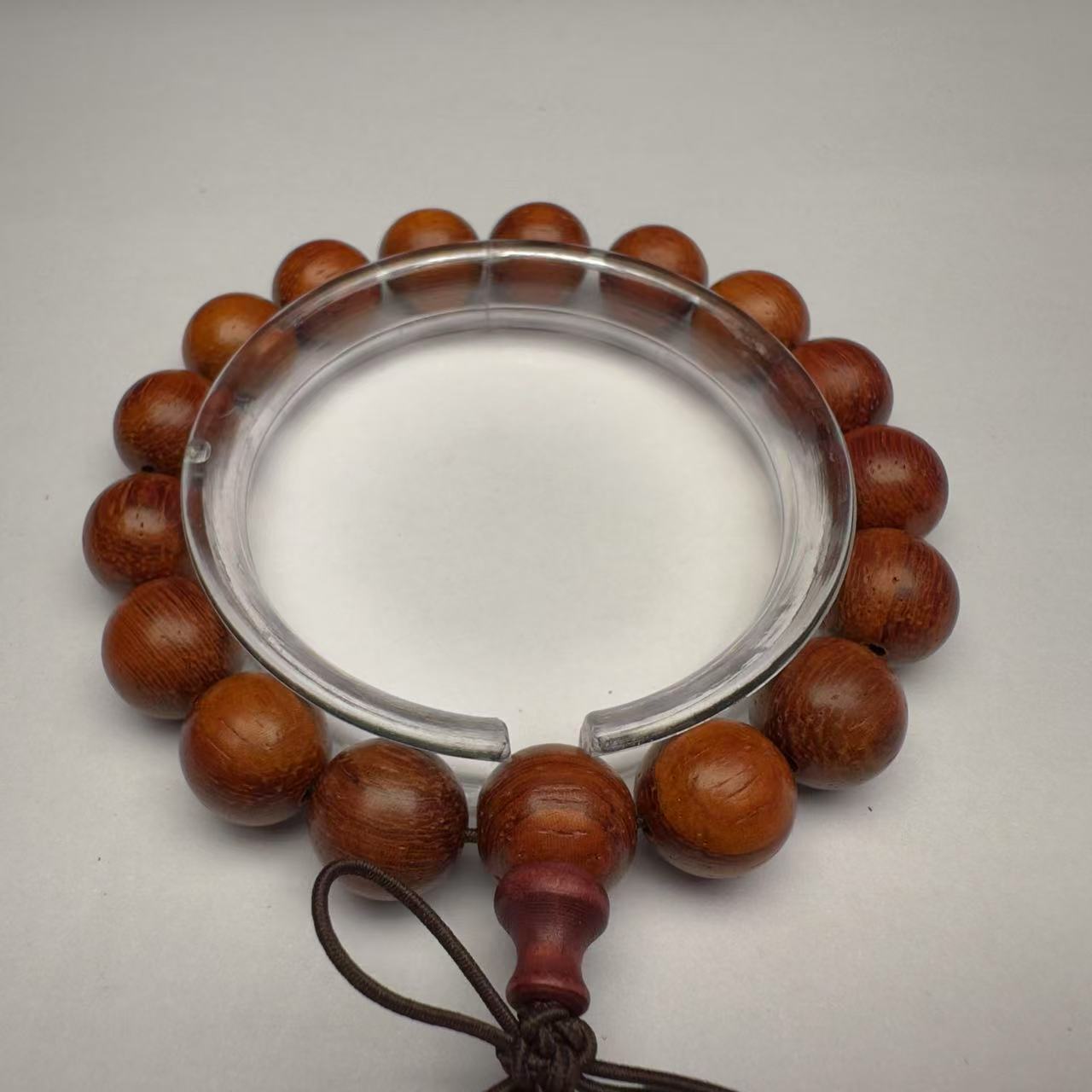 12mm*17颗猫眼檀手串——514