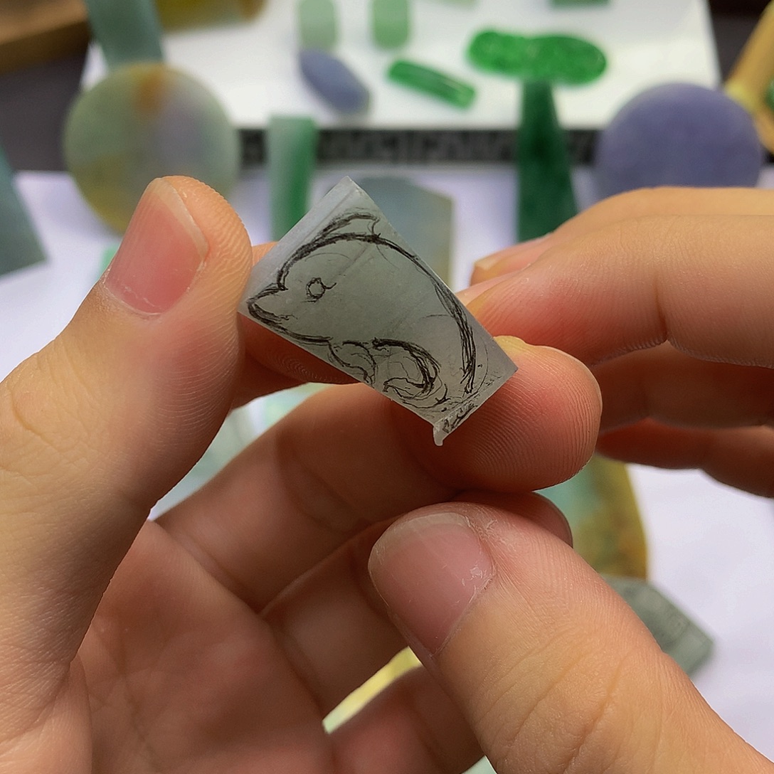 定制翡翠未镶嵌包工