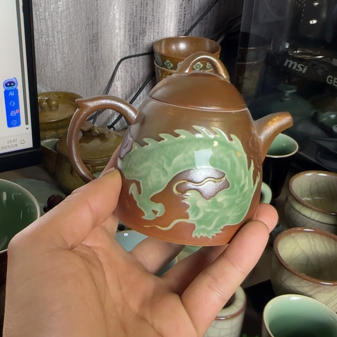 小金茶器青瓷茶具