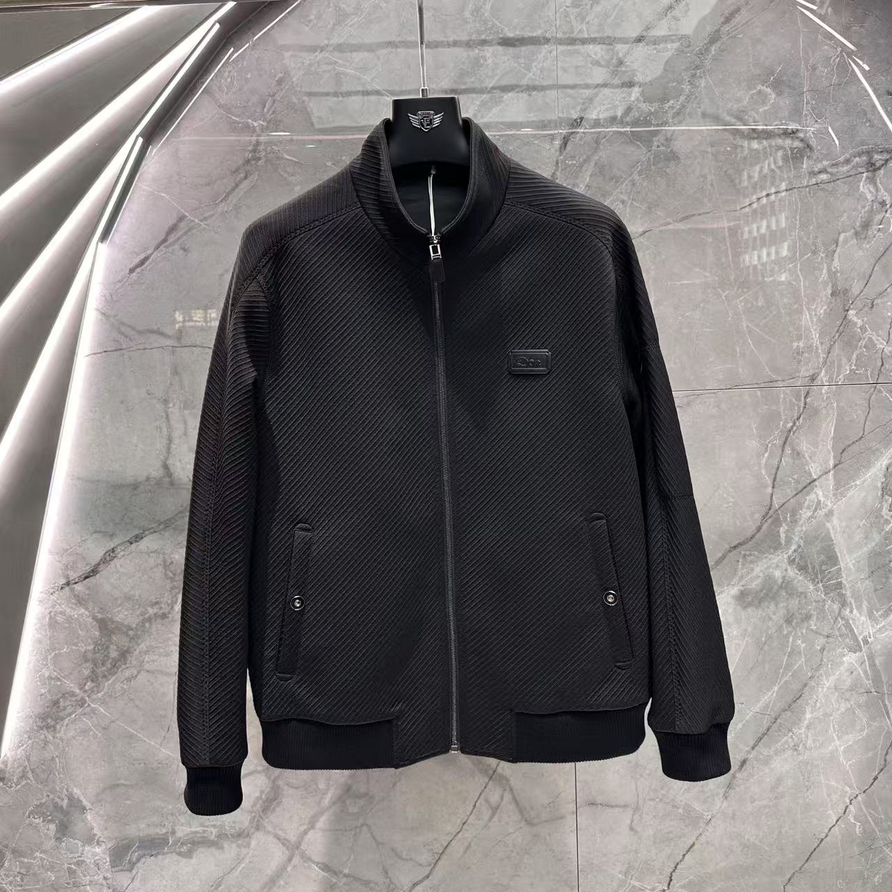 2025新款高端男士潮流百搭个性胸标休闲夹克外套RH26558