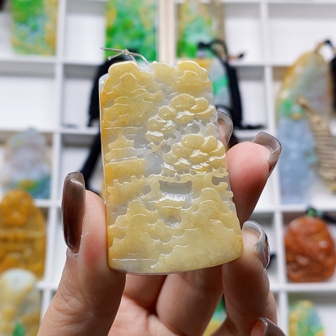 定制翡翠未镶嵌天然翡翠A货