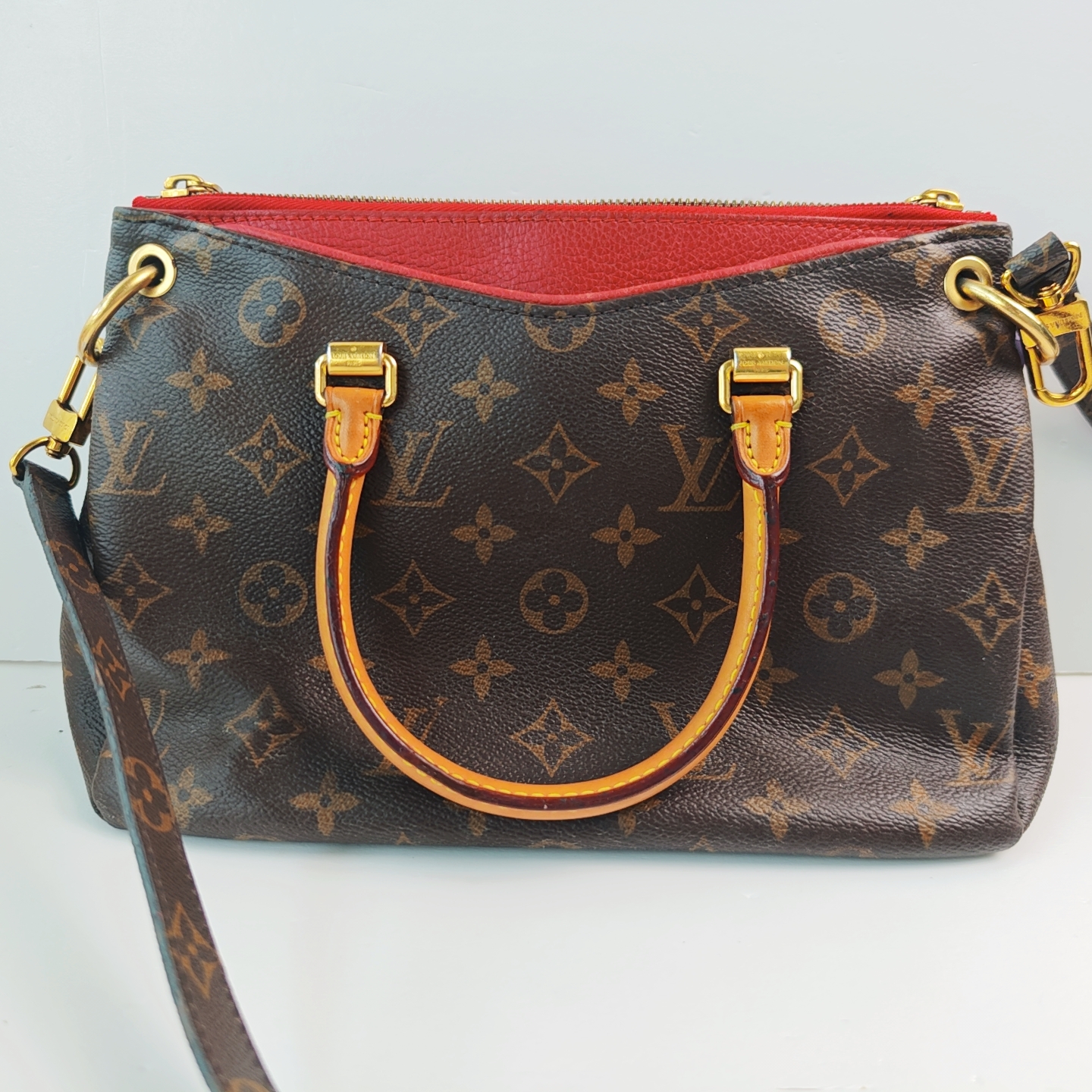 95新 LouisVuitton/路易威登 路易威登老花小号传奇斜挎包