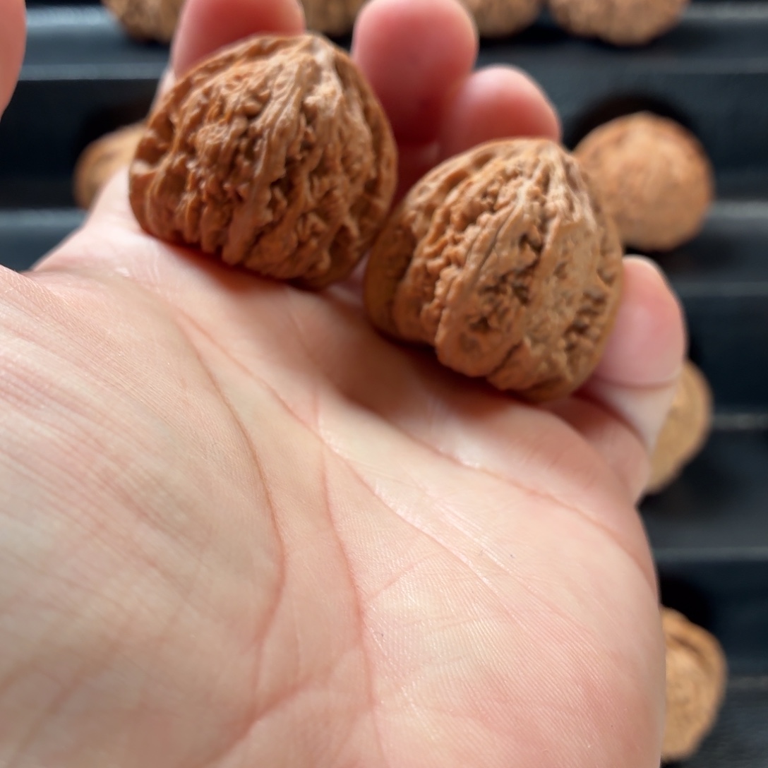 桃核把件山地老款密纹35