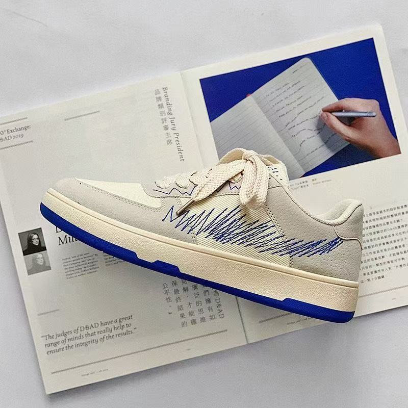 BX12男鞋子潮鞋新款小众设计帆布鞋百搭男生德训运动休闲板鞋