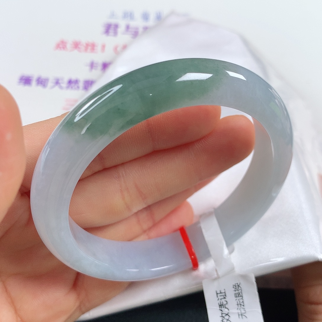 翡翠手镯未镶嵌 正圈①③⑤