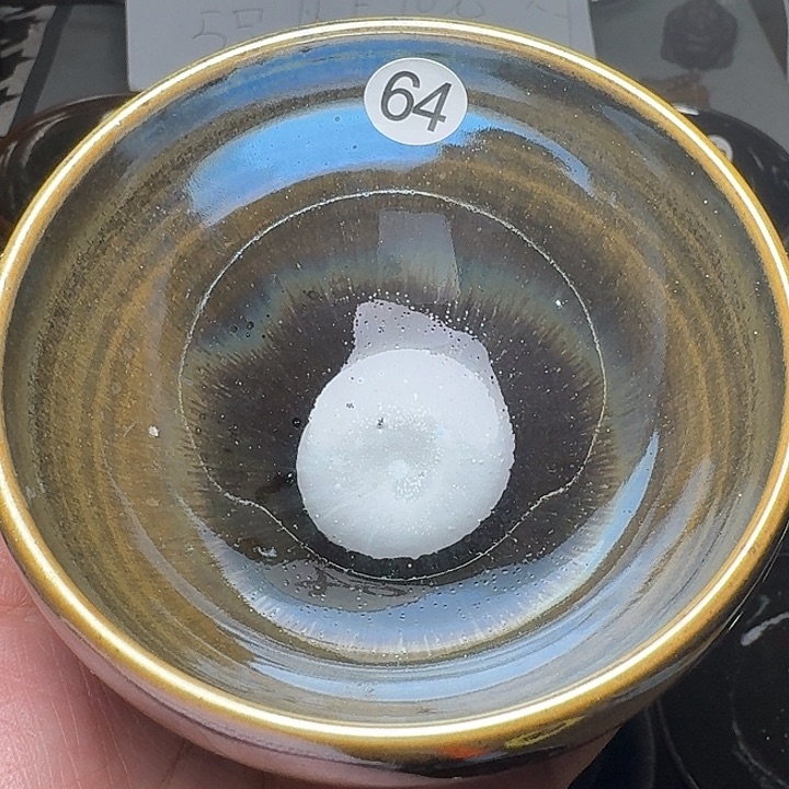 茶盏64 坚记茶盏摆件