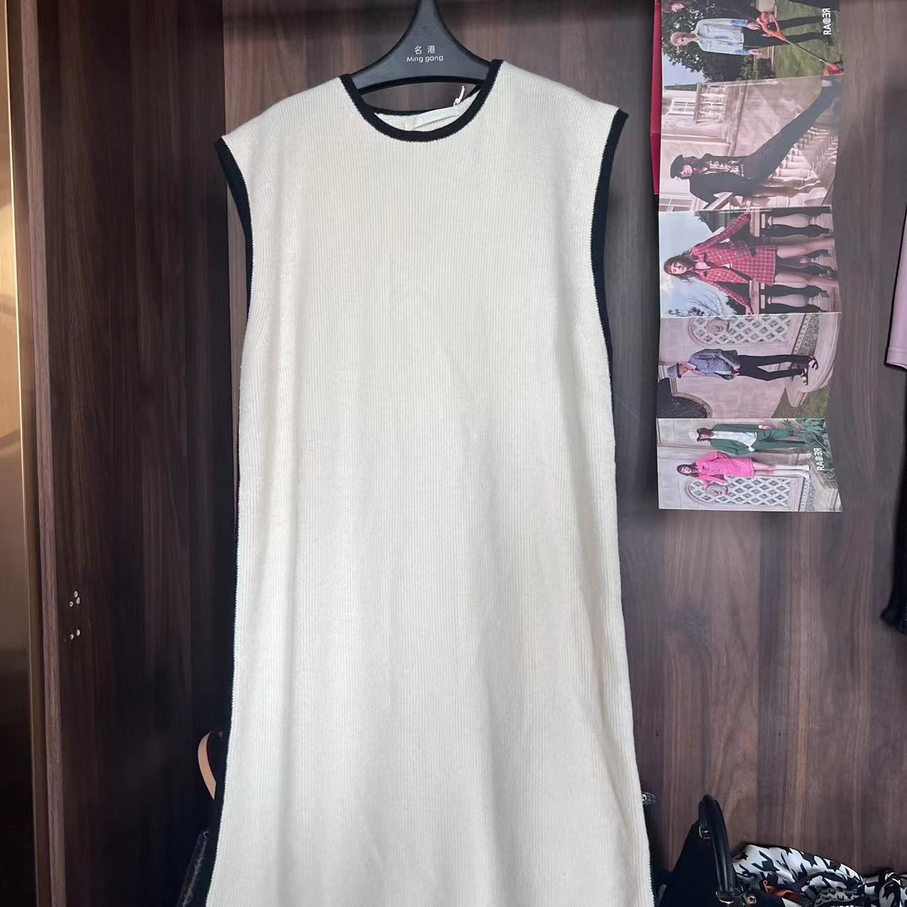 MINGGANG/名港【奢侈】大气秋冬连衣裙6173