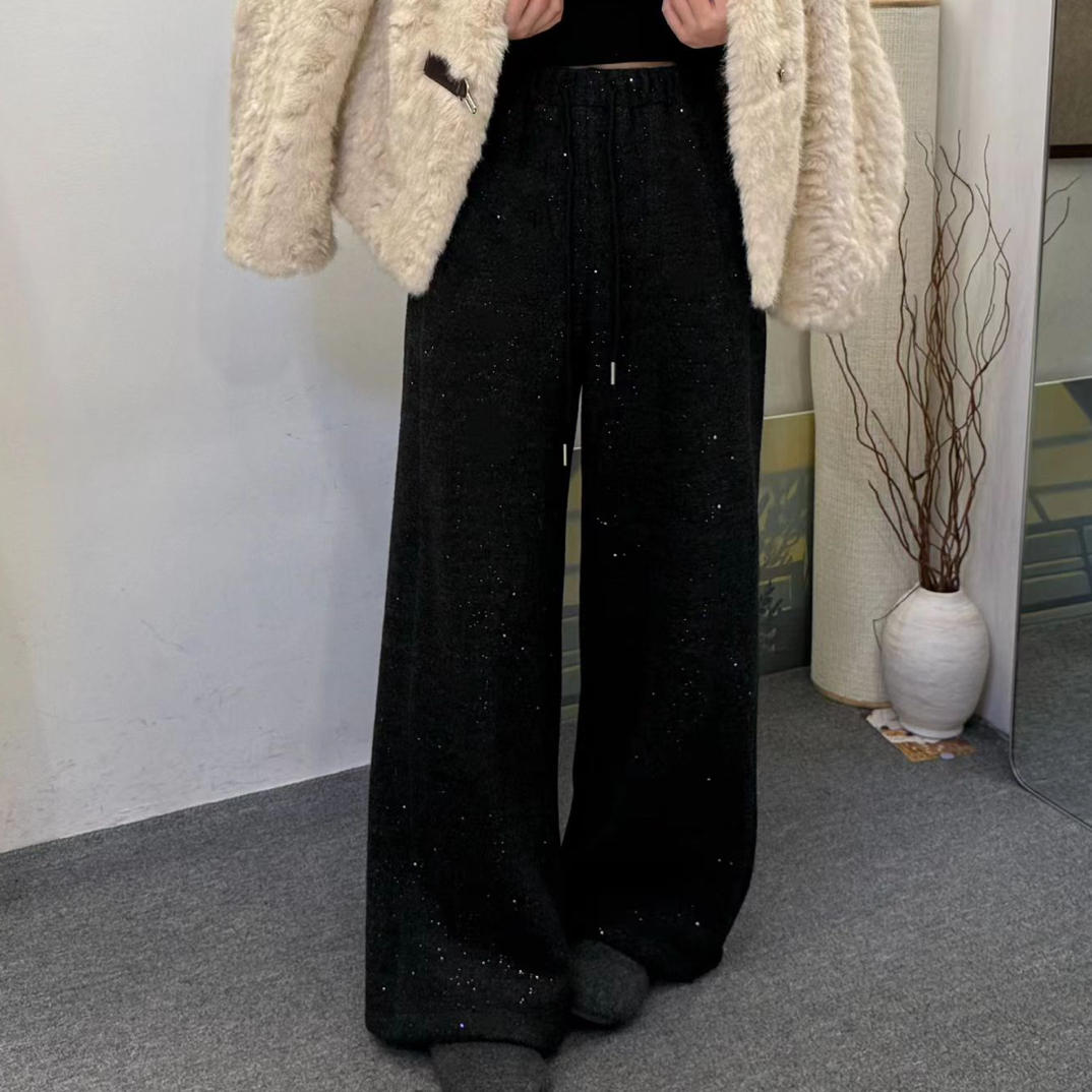 新款韩版撒银休闲裤25121