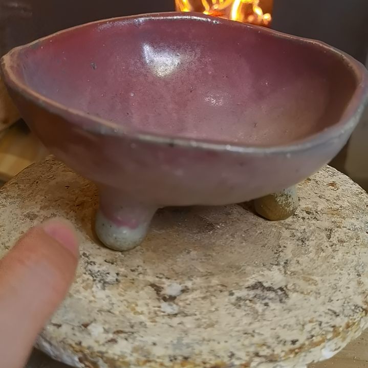 盘手工高温原矿窑变