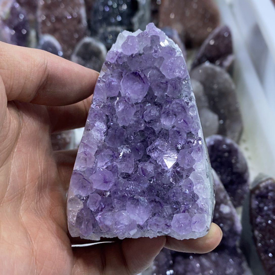 紫晶摆件摆件未镶嵌