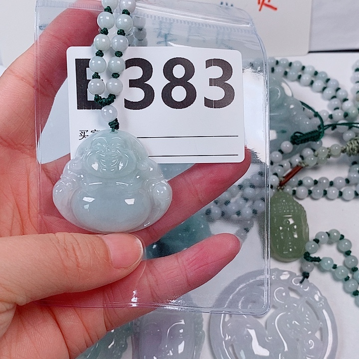 翡翠未镶嵌颈饰天然