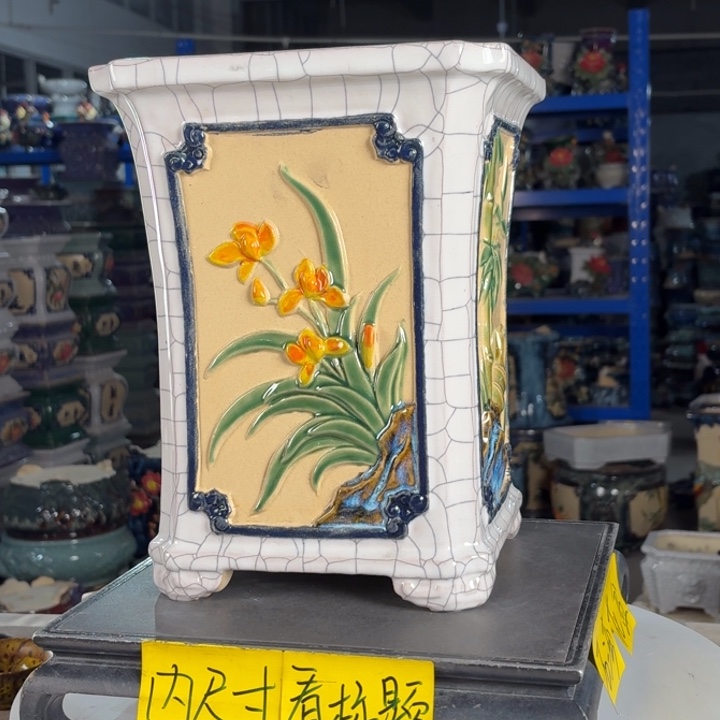 一风堂石湾花盆 内19*28