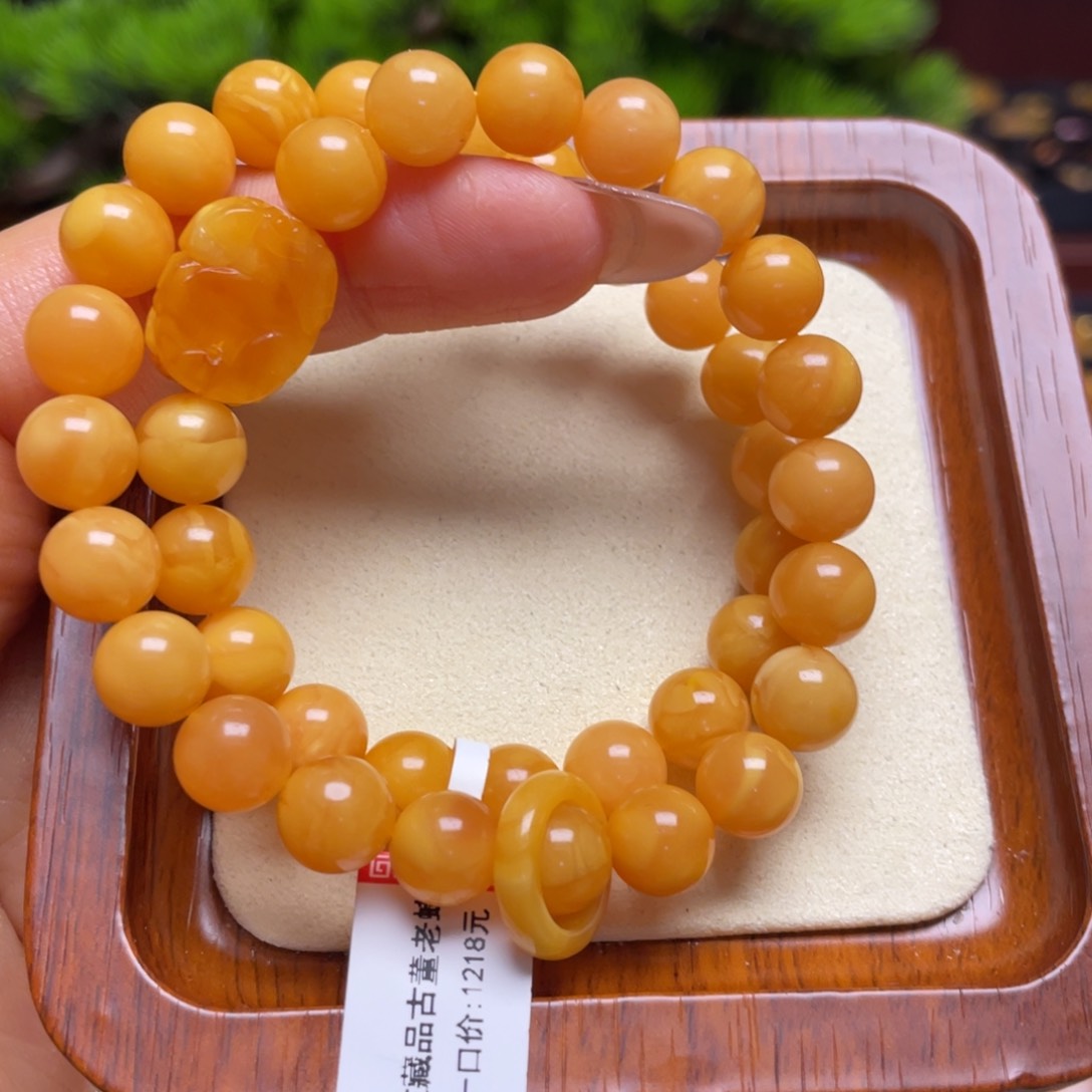 蜜蜡手链未镶嵌手串