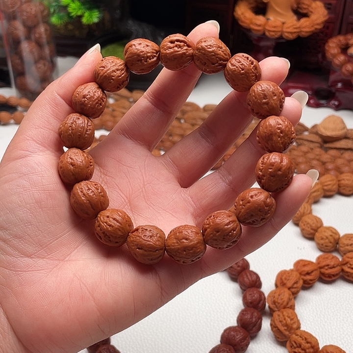 桃核手串桃心野生小秋子