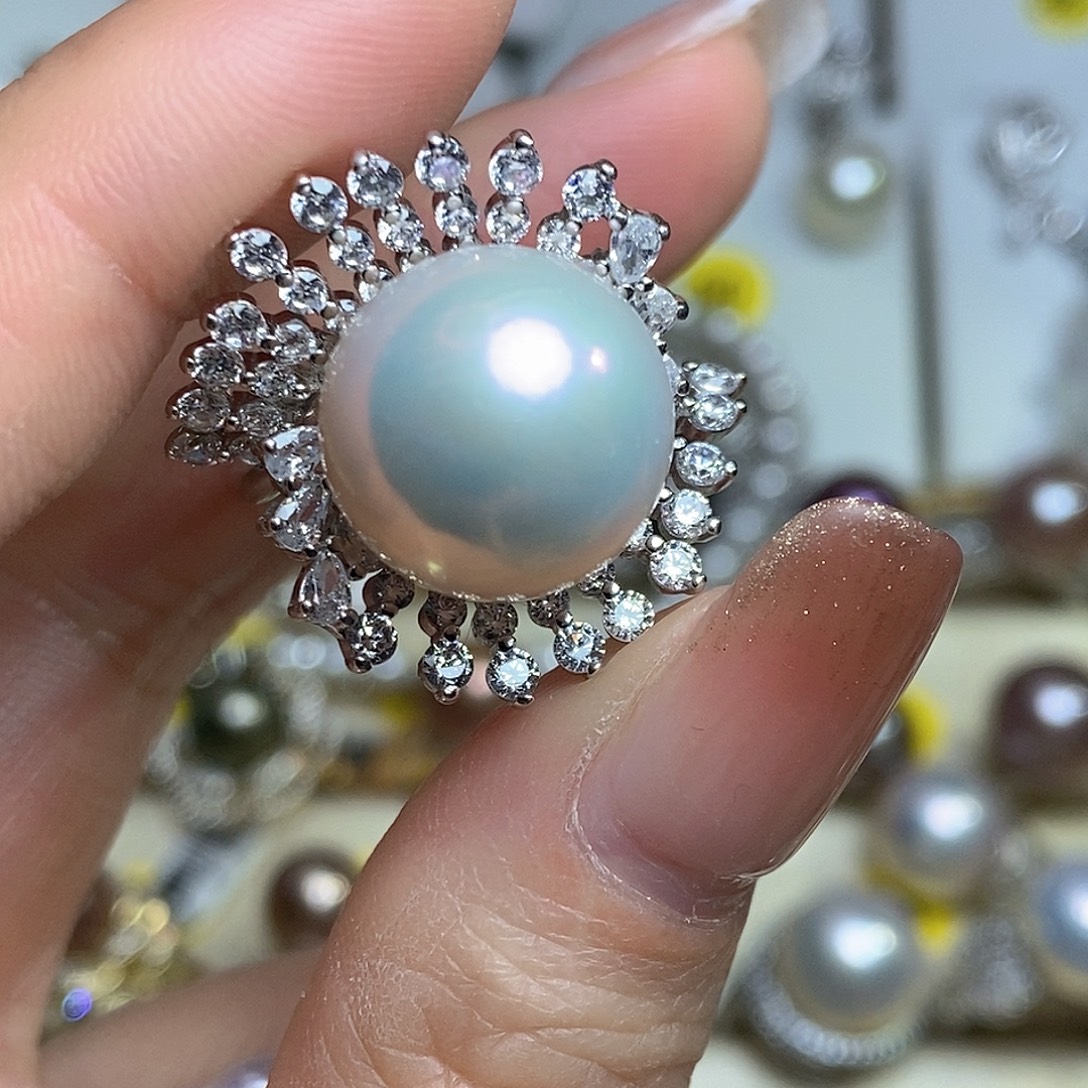 静***康珠宝奇石未镶嵌淡水珍珠