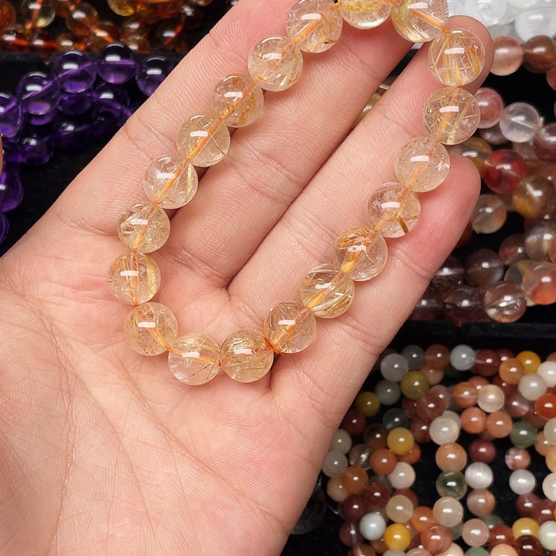 手链未镶嵌水晶雪霜发10.8