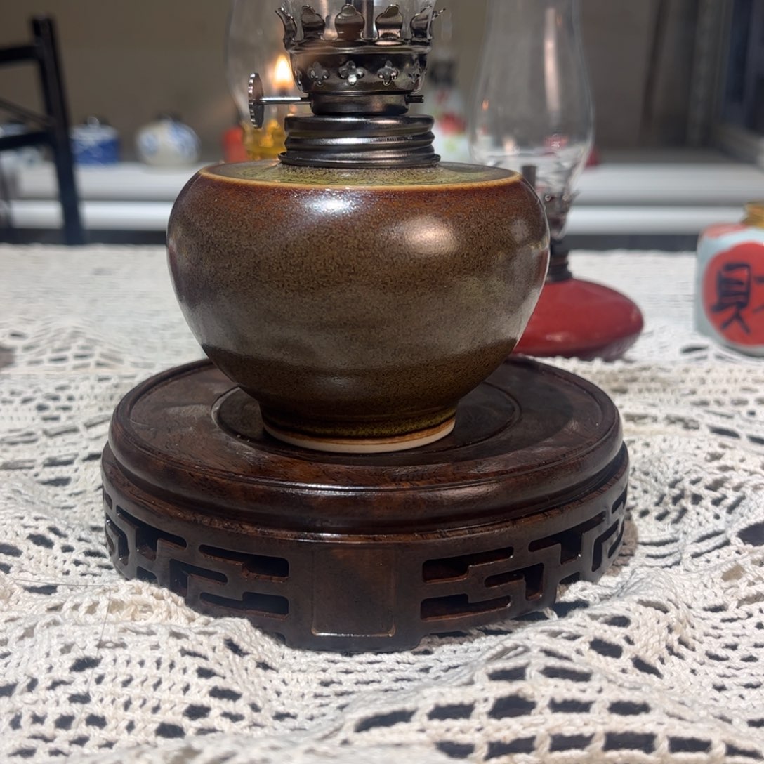 摆件景德镇陶瓷香薰灯