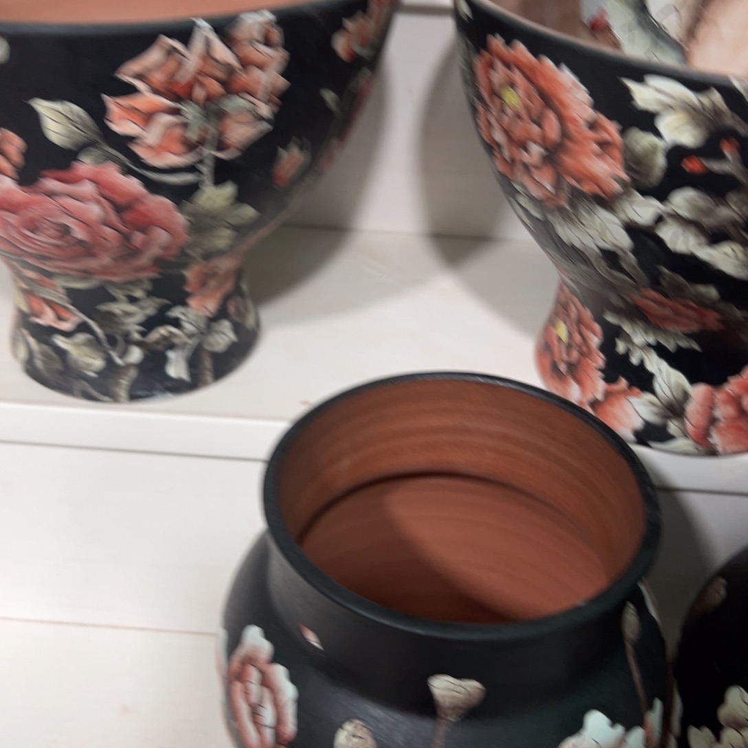 旻***子紫砂花盆手绘花盆17
