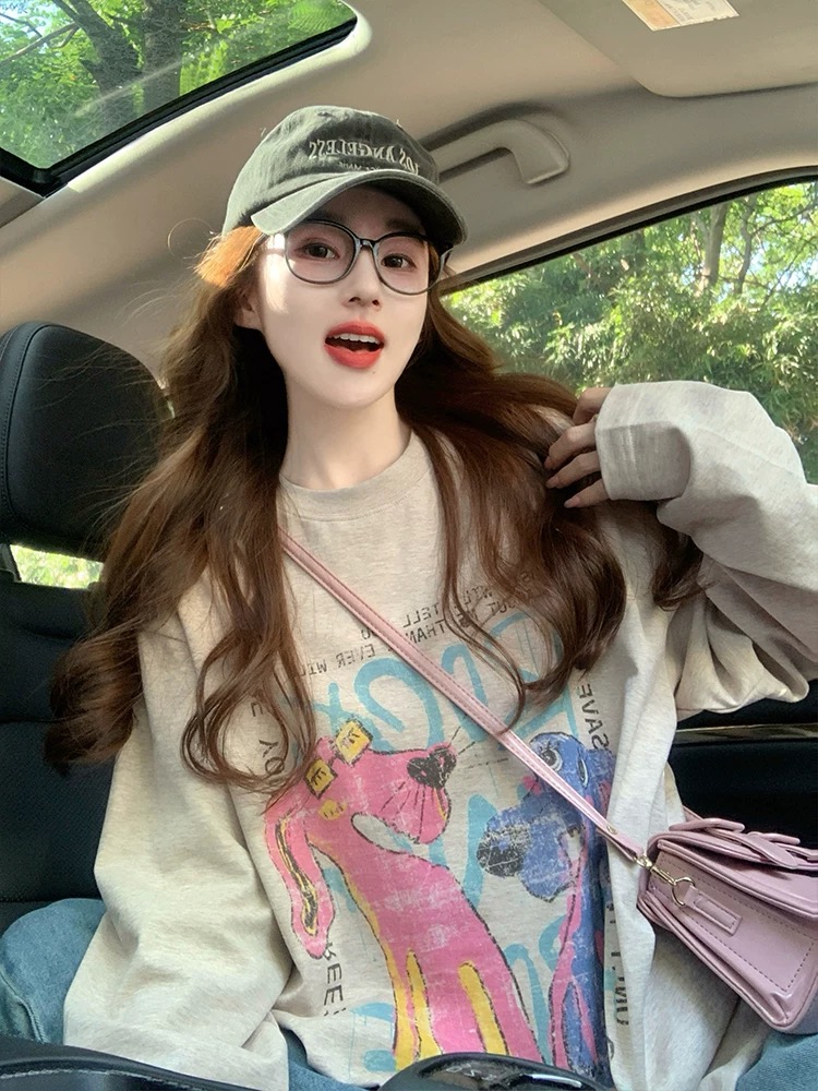 301-400   大薇家小众印花韩版秋季设计感