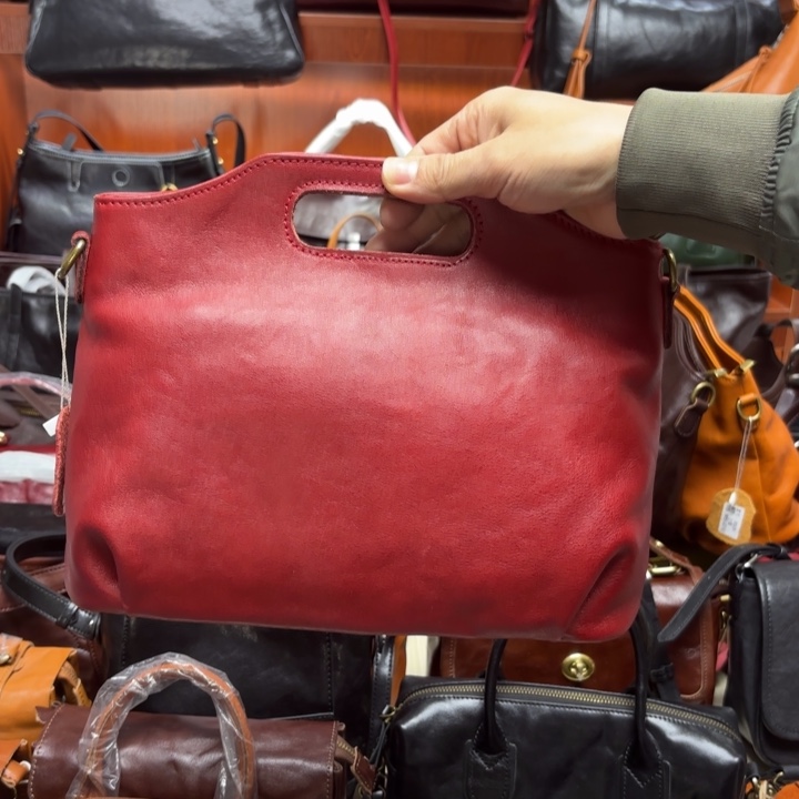 头层牛皮安哥拉红云朵