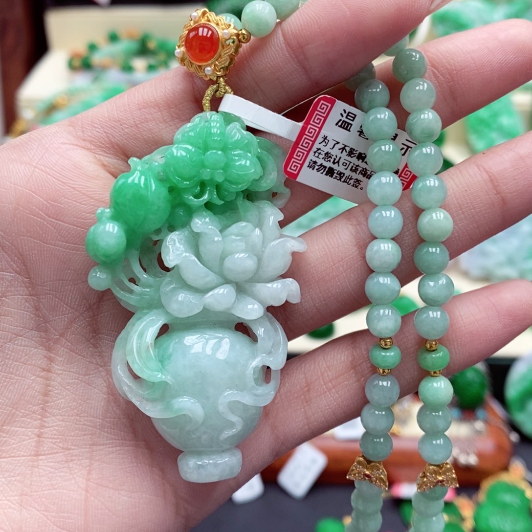 颈饰未镶嵌翡翠翡翠吊坠