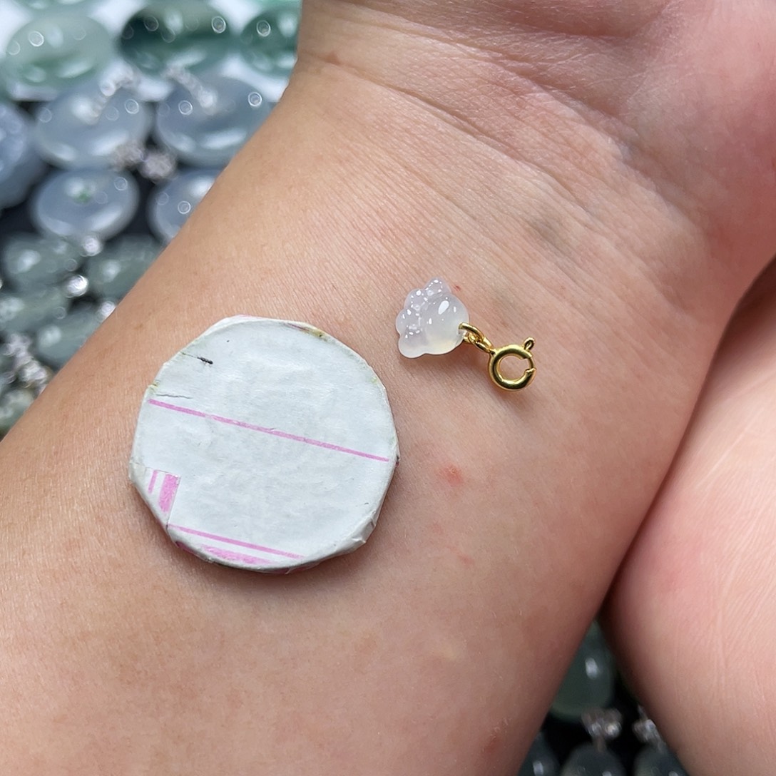 翡翠银S925镶嵌颈饰