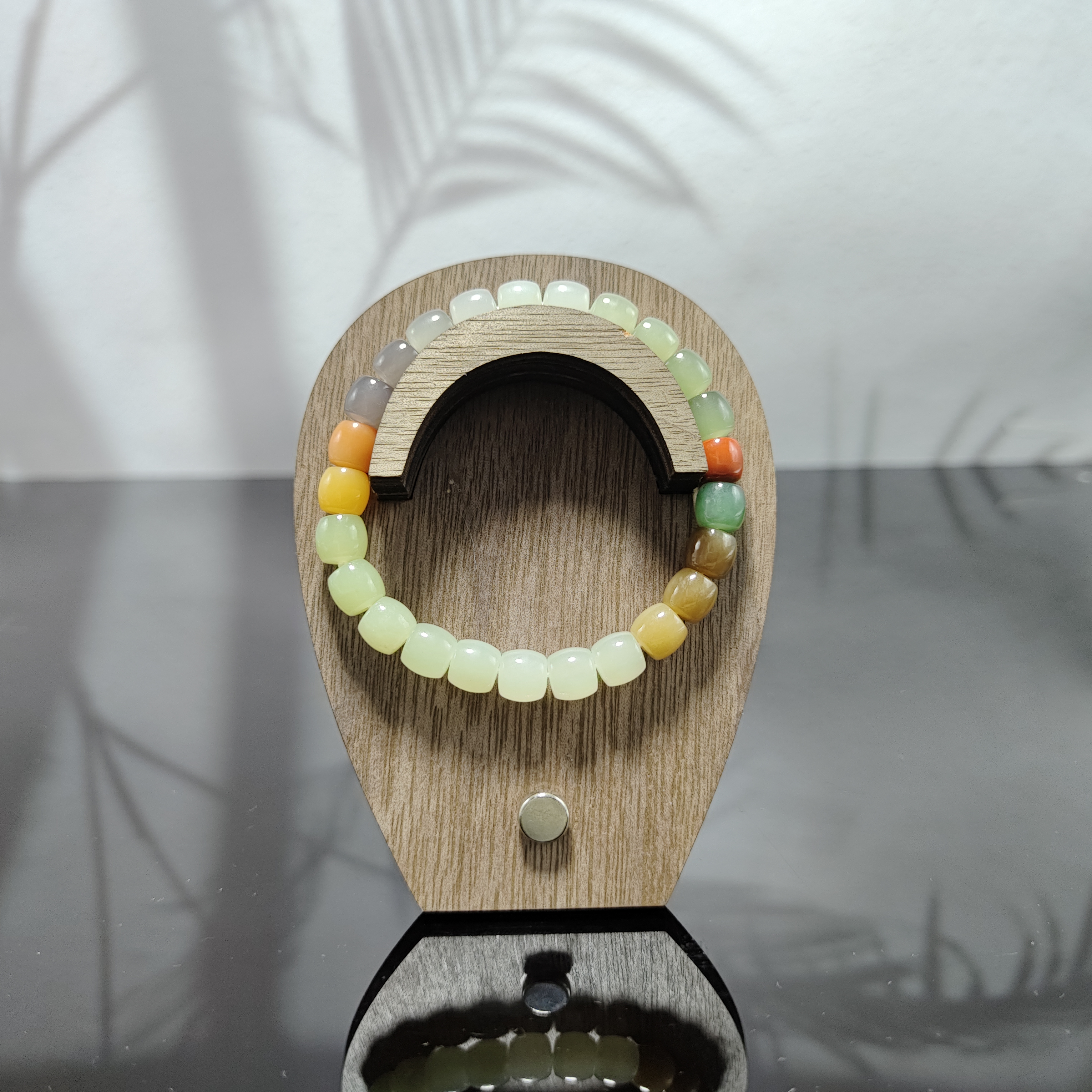 T和田玉多宝桶珠手串（卡8）1597