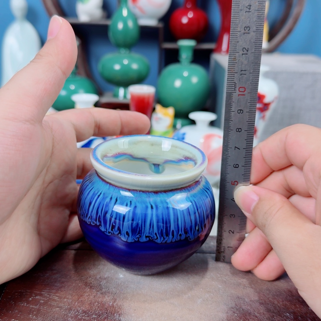 陶瓷手工小花器摆件