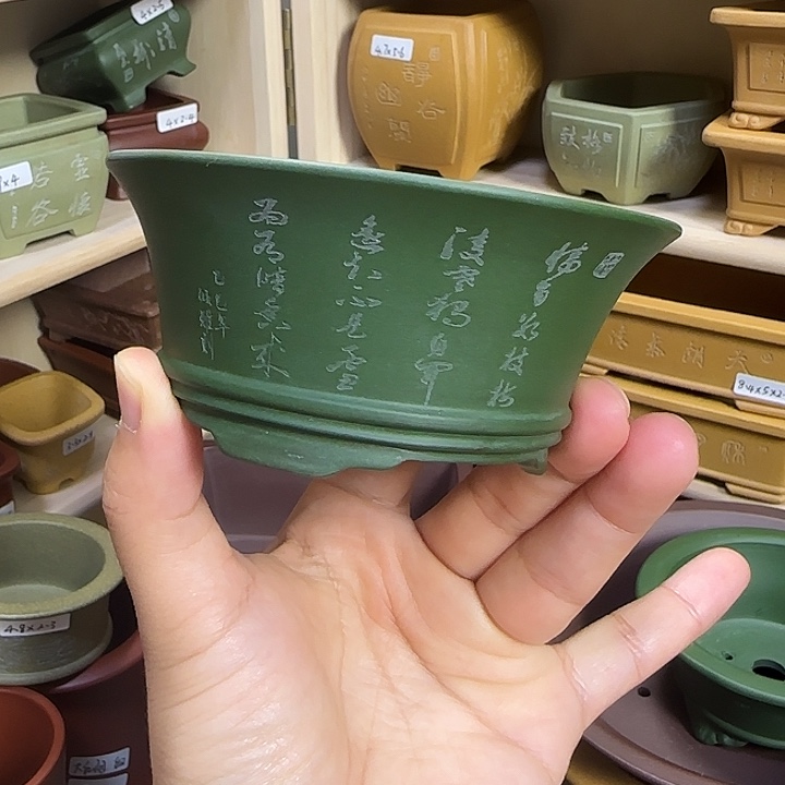 宜兴紫砂小花盆自产自销