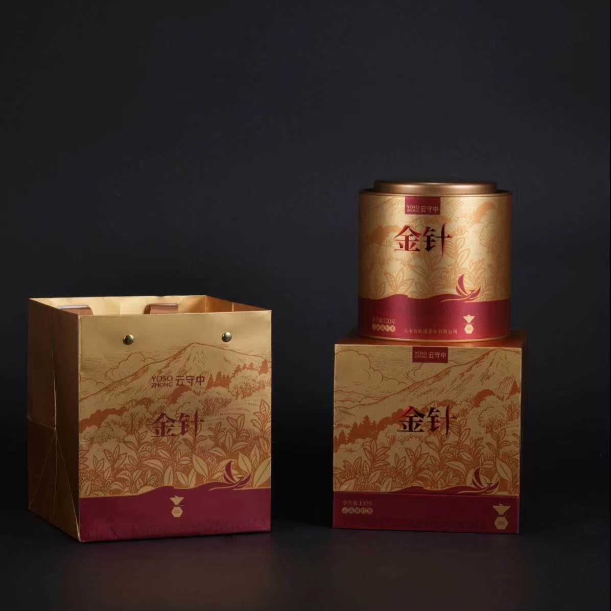 金针  滇红茶  100g/罐