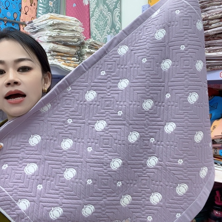 棉紫色大南瓜纯棉