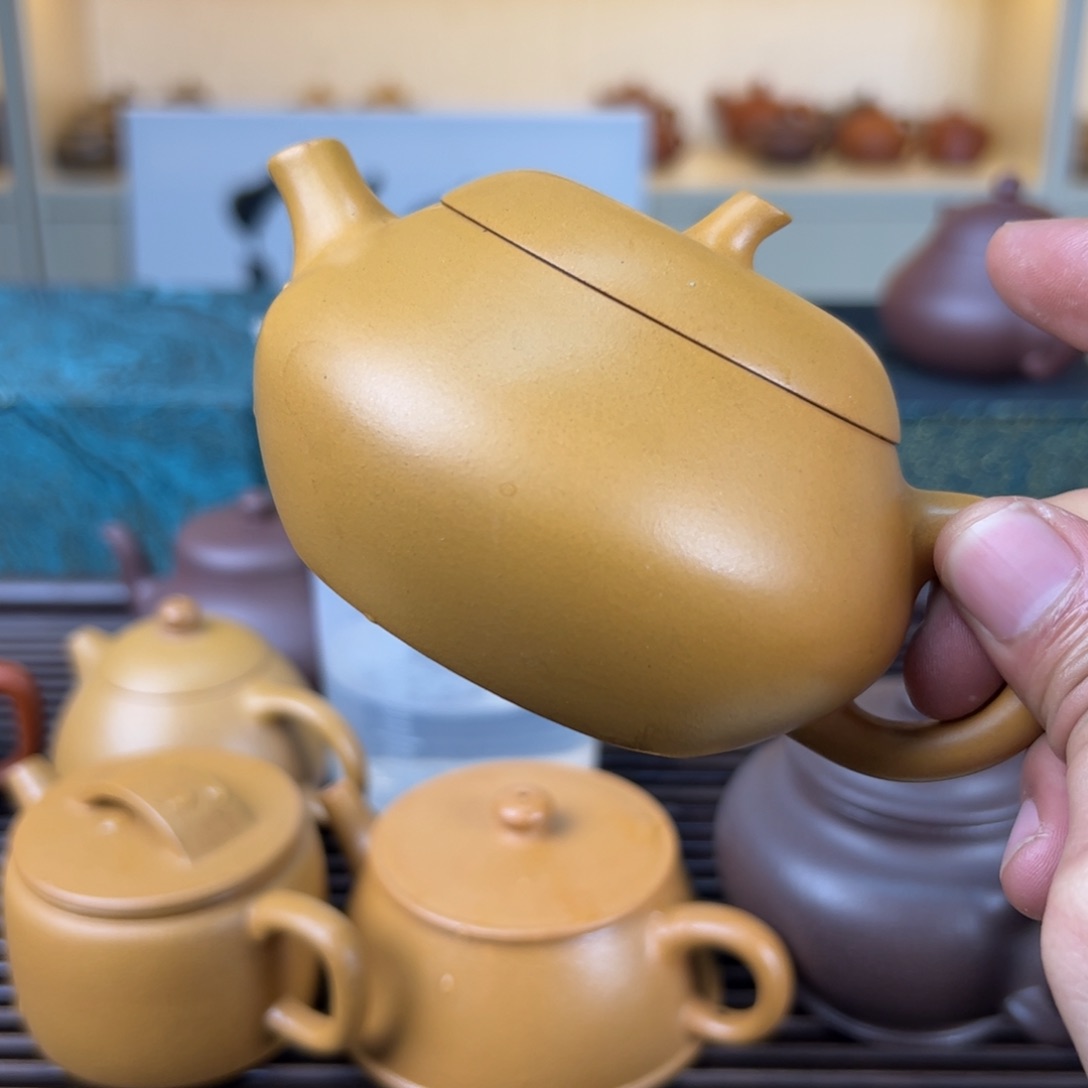 紫砂茶壶半手工茄瓜