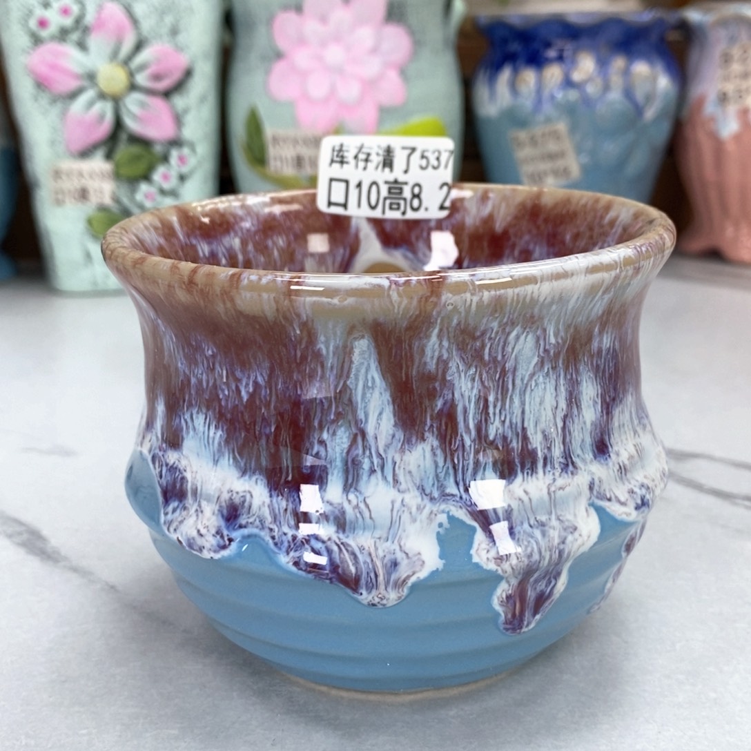 @夏西陶瓷花盆@@5537