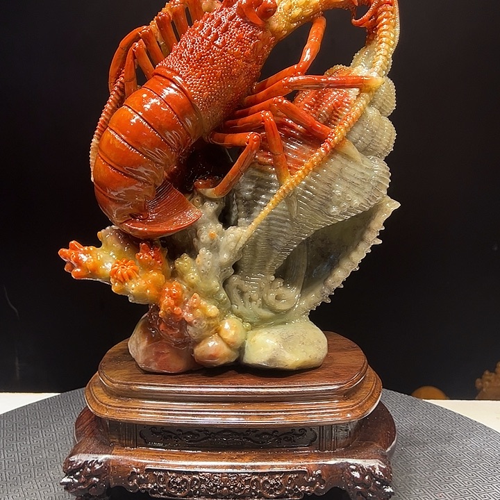 燕***来寿山石山水画作品欣赏