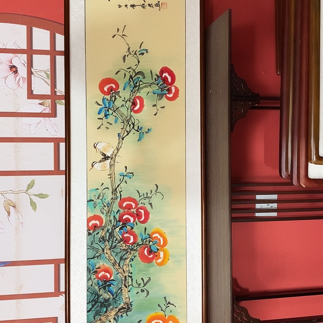 国画带框尺寸手绘包邮