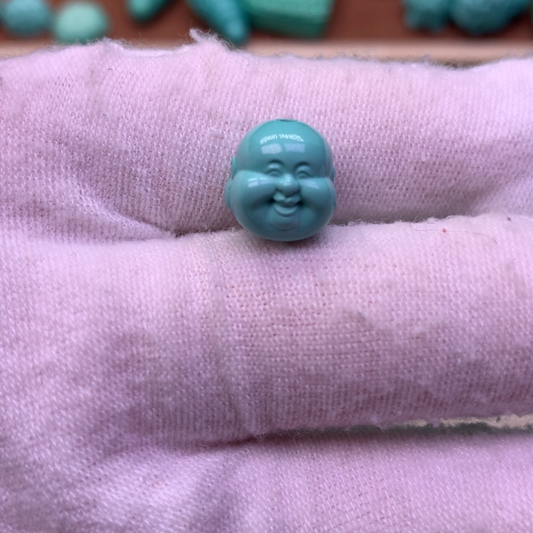 原生态散珠配珠弥勒佛头卡10.3