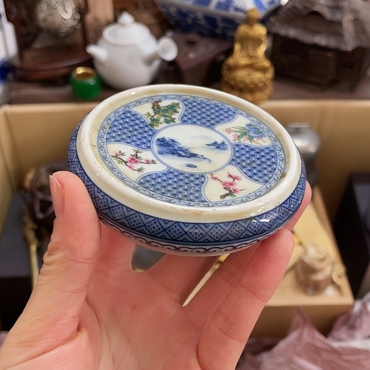 瓷中古工艺品摆件